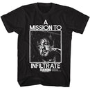 RAMBO INFILTRATE S T-Shirt in Black