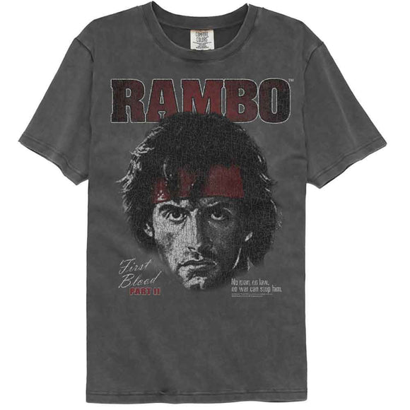 RAMBO FIRST BLOOD PT 2 PORTRAIT COMFORT COLOR S T-Shirt in Pepper
