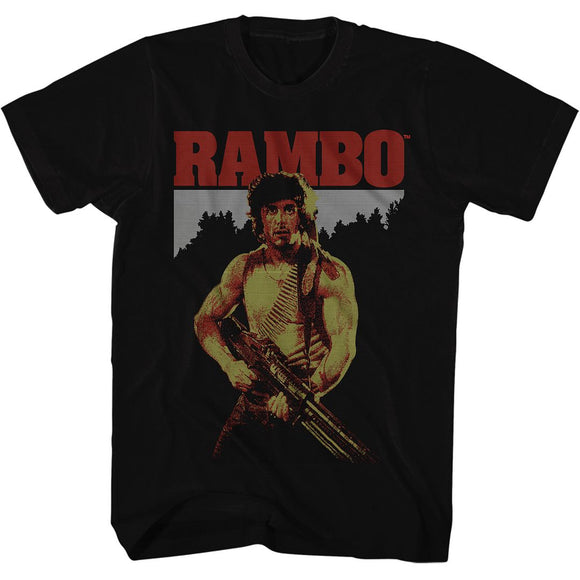 RAMBO REAL S T-Shirt in Black