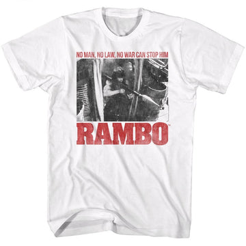 RAMBO NO ONE S T-Shirt in White
