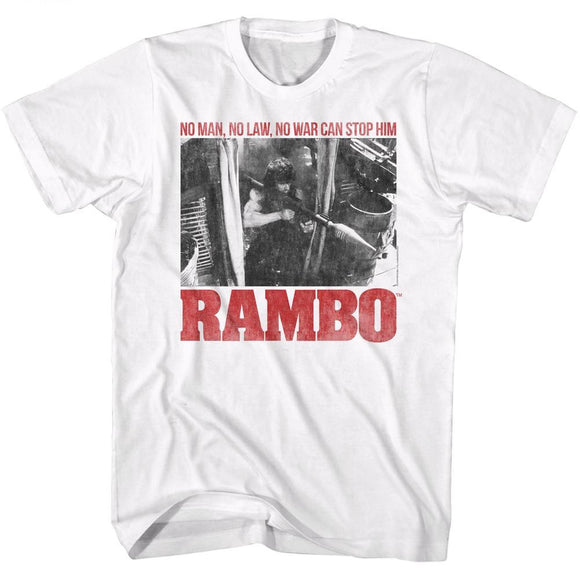 RAMBO NO ONE S T-Shirt in White