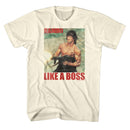 RAMBO BOSS S T-Shirt in Natural