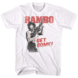 RAMBO GET SOME S T-Shirt in White