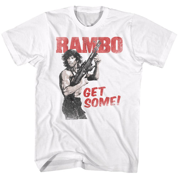 RAMBO GET SOME S T-Shirt in White