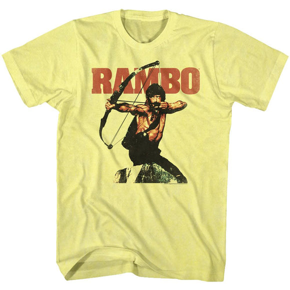 RAMBO W S T-Shirt in Yellow Heather
