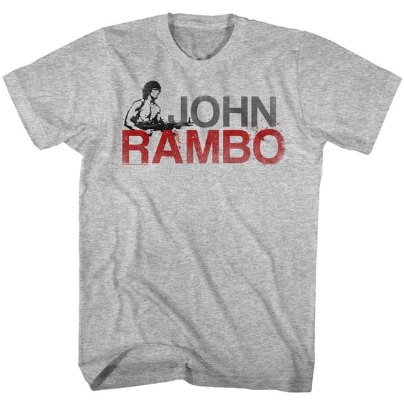 RAMBO JONBO S T-Shirt in GRAY Heather