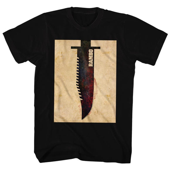RAMBO KNIFE S T-Shirt in Black