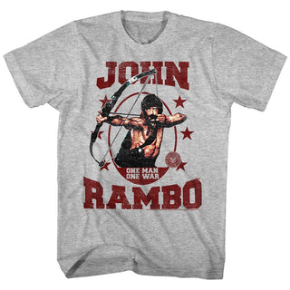 Rambo One Man One War Adult T-Shirts