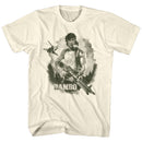 RAMBO WATERCOLOR S T-Shirt in Natural