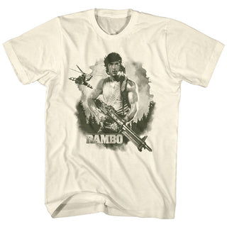Rambo Watercolor Adult T-Shirts