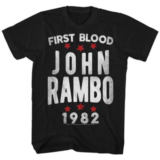 Rambo Stars Adult T-Shirts