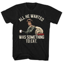RAMBO SOMETHING TO EAT S T-Shirt in Black