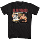 RAMBO YOU WONT BELIEVE S T-Shirt in Black