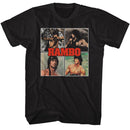 RAMBO MULTI IMAGE S T-Shirt in Black