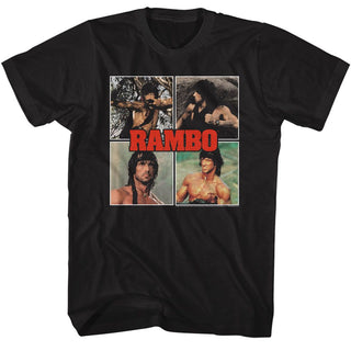Rambo Rambo Multi Image Adult T-Shirts