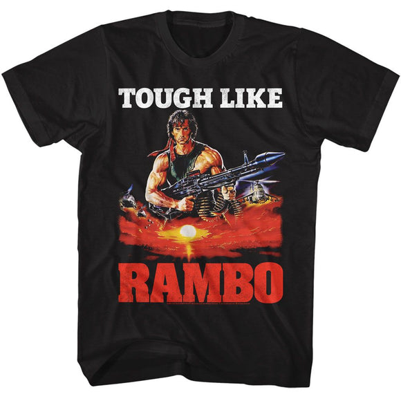RAMBO TOUGH LIKE S T-Shirt in Black