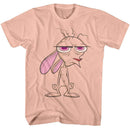 REN AND STIMPY BIG REN S T-Shirt in Peach