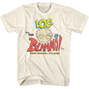 REN AND STIMPY LOG AD S T-Shirt in Natural