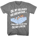 REN AND STIMPY ICE CREAM BAR S T-Shirt in Graphite Heather