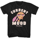 REN AND STIMPY CURRENT MOOD S T-Shirt in Black