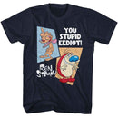 REN AND STIMPY TWO SHAPES S T-Shirt in NAVY