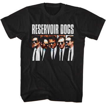 RESERVOIR DOGS CHARACTER RECTANGLES S T-Shirt in Black