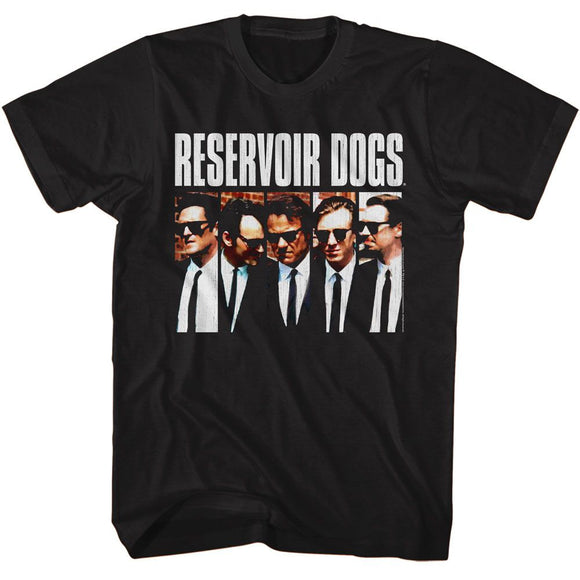 RESERVOIR DOGS CHARACTER RECTANGLES S T-Shirt in Black