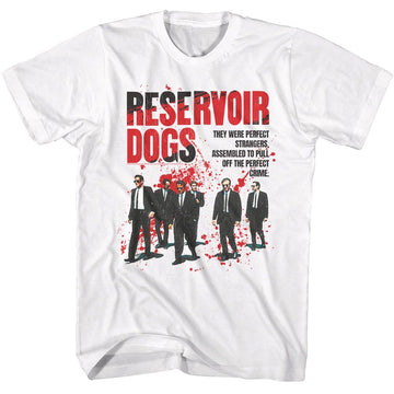 RESERVOIR DOGS MOVIE POSTER S T-Shirt in White