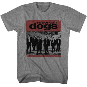 RESERVOIR DOGS DISTRESSED BOX S T-Shirt in Graphite Heather