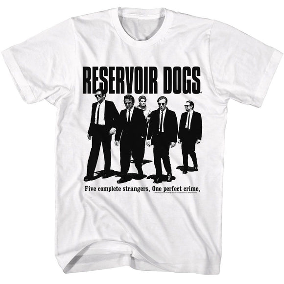 RESERVOIR DOGS ONE PERFECT CRIME S T-Shirt in White