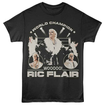 RIC FLAIR RING AND LIGHTS S T-Shirt in Smoke