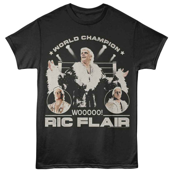 RIC FLAIR RING AND LIGHTS S T-Shirt in Smoke