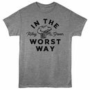 Riley Green Worst Way Graphite Heather Adult T-Shirt
