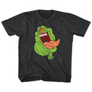 THE REAL GHOSTBUSTERS SLIMER TODDLER 2T T-Shirt in Vintage Smoke