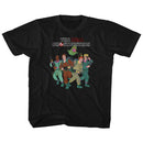 THE REAL GHOSTBUSTERS THE WHOLE CREW TODDLER 2T T-Shirt in Black