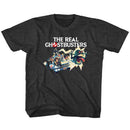 THE REAL GHOSTBUSTERS CAR CHASE TODDLER 2T T-Shirt in Vintage Smoke
