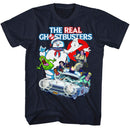 THE REAL GHOSTBUSTERS GB COLLAGE S T-Shirt in NAVY
