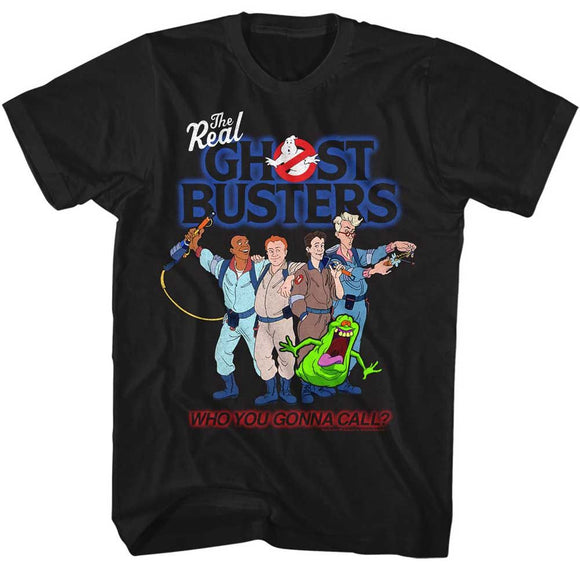 THE REAL GHOSTBUSTERS GROUP3 S T-Shirt in Black