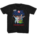 THE REAL GHOSTBUSTERS GROUP 3 TODDLER 2T T-Shirt in Black