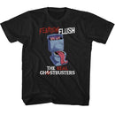 THE REAL GHOSTBUSTERS FEARSOME FLUSH TODDLER 2T T-Shirt in Black