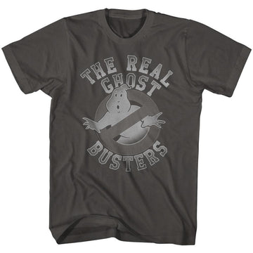 THE REAL GHOSTBUSTERS TONAL GHOST SYMBOL S T-Shirt in Smoke