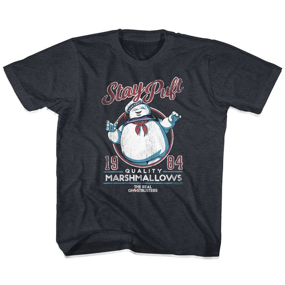 THE REAL GHOSTBUSTERS STAY PUFT 2 TODDLER 2T T-Shirt in Vintage NAVY