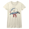 The Real Ghostbusters Stay Puft Head Ladies T-Shirts