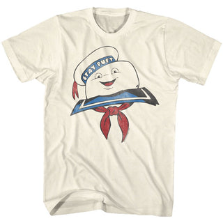 The Real Ghostbusters Stay Puft Head Adult T-Shirts