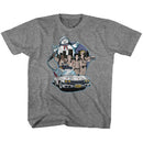 THE REAL GHOSTBUSTERS BUSTIN BUDDIES YOUTH XS 5 6 T-Shirt in Graphite Heather
