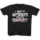 THE REAL GHOSTBUSTERS AINT AFRAID YOUTH XS 5 6 T-Shirt in Black