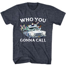THE REAL GHOSTBUSTERS WHO YOU GONNA CALL S T-Shirt in NAVY Heather