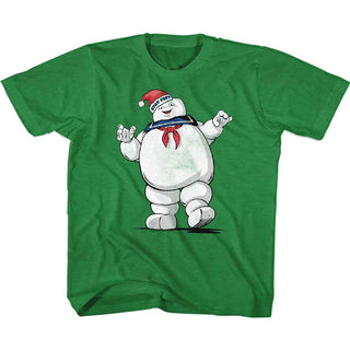 The Real Ghostbusters Merry Mr. Stay Puft Youth T-Shirts