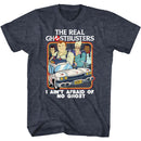 THE REAL GHOSTBUSTERS BUSTERS AND ECTO1 S T-Shirt in NAVY Heather