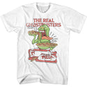 The Real Ghostbusters Slimer And Pizza Adult T-Shirts